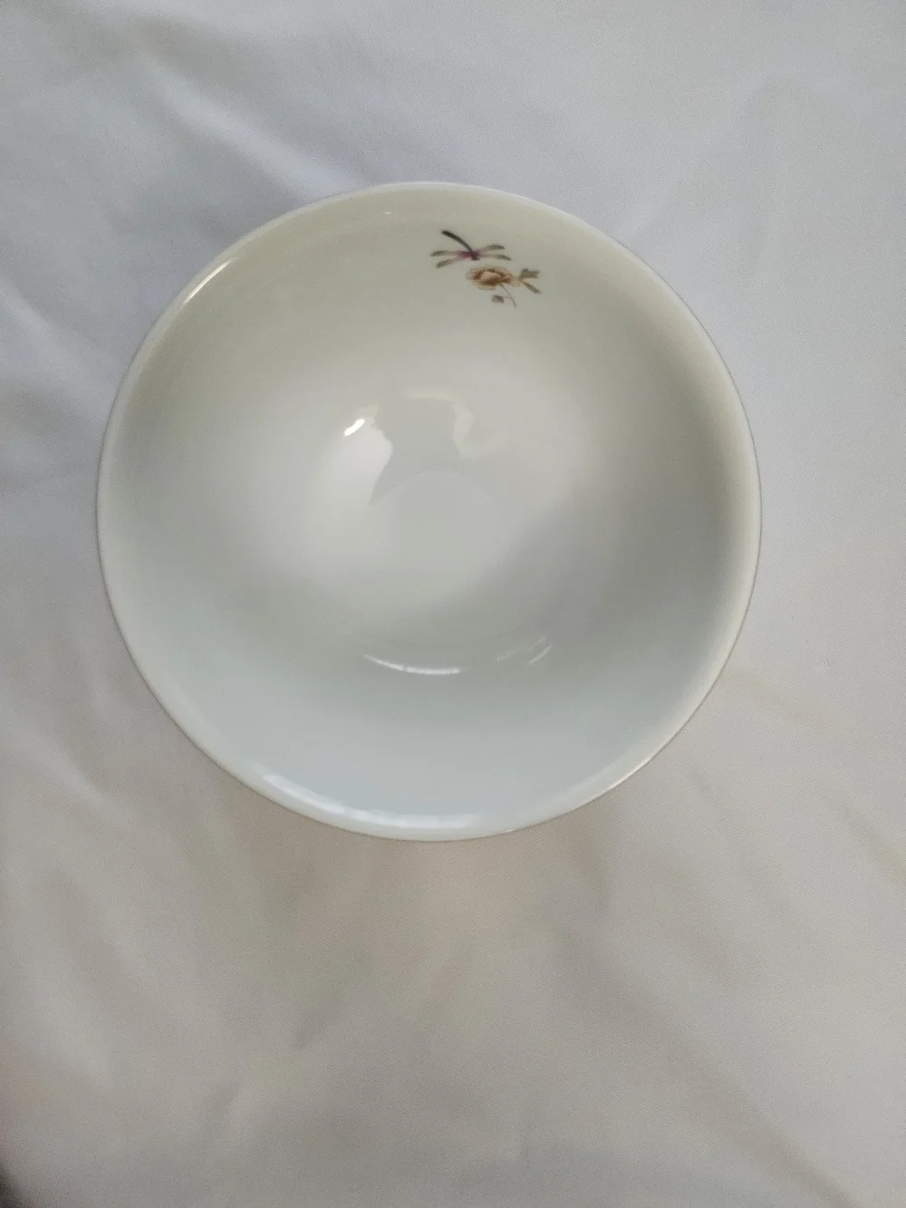 Vintage 1981 Avon American Heirloom Porcelain Bowl - Floral Pattern